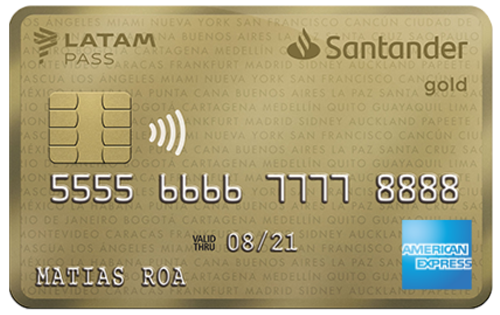 Gold Santander Latam Pass - Tarjeta de Crédito